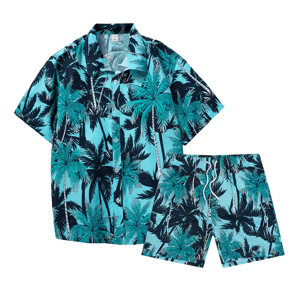 Fashion Streetwear - Hawaii Hindistan Cevizi Ağacı 3D Baskılı