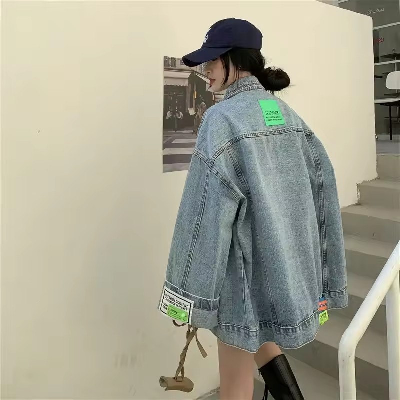 Street Fashion Korea - 2025 Yeni Moda Denim Ceket Kadın