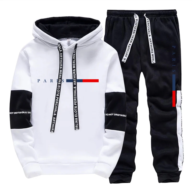Street Fashion Men - Erkek Takımı/Hoodie/Pantolon Paris Modası Sonbahar Kış