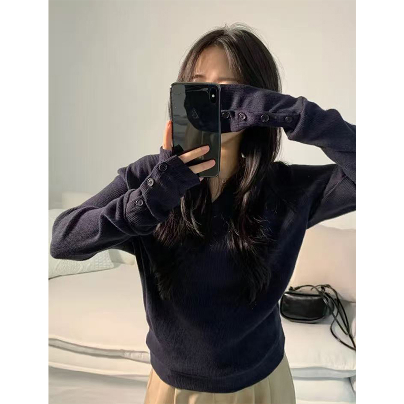 MEXZT streetwear gri kazak kad - Street Fashion Korea incelemesi ve fiyatı