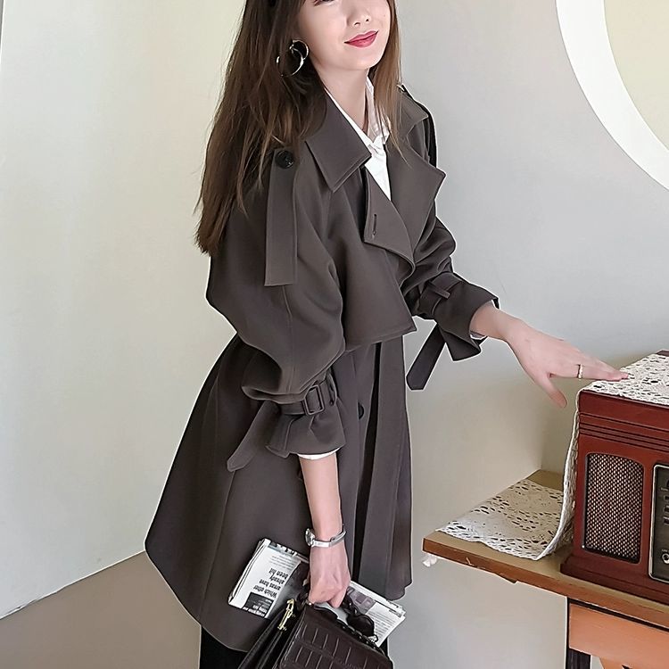Kahverengi Trençkot Kadın Moda - Street Fashion China Beautiful Girls incelemesi ve fiyatı