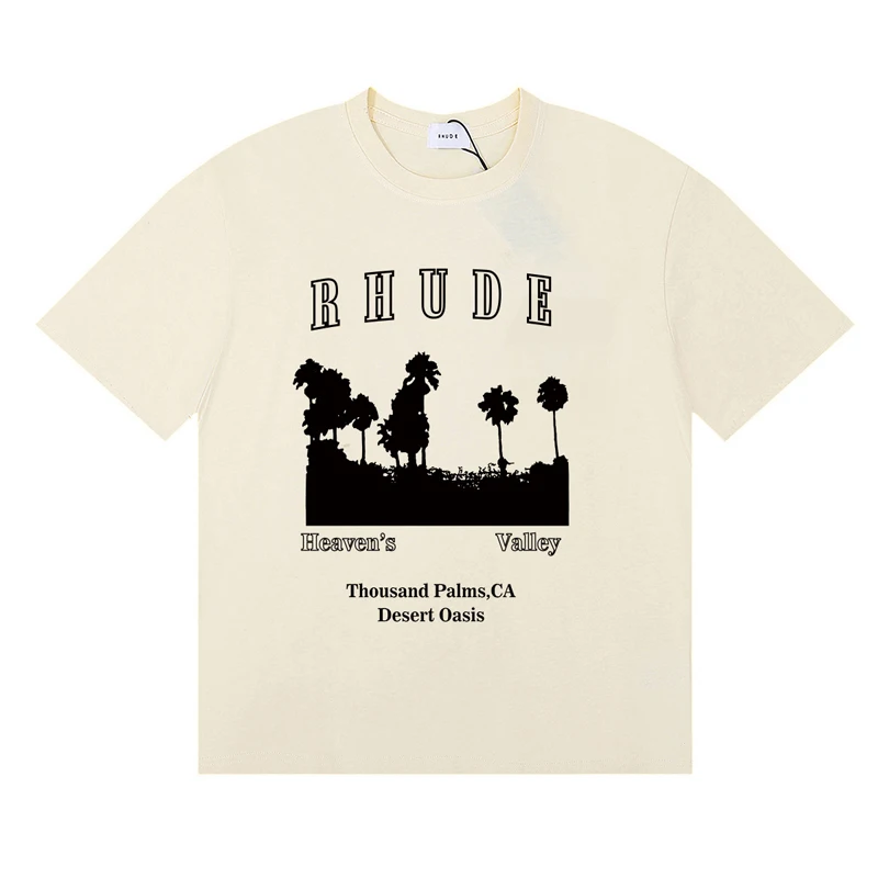 Moda Marka Rhude T-shirt Yaz R - Street Fashion Brand Logo incelemesi ve fiyatı