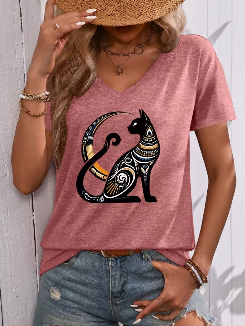 Yeni Yaz 3D Kedi Tanrısı En İy - Fashion Street Cat incelemesi ve fiyatı