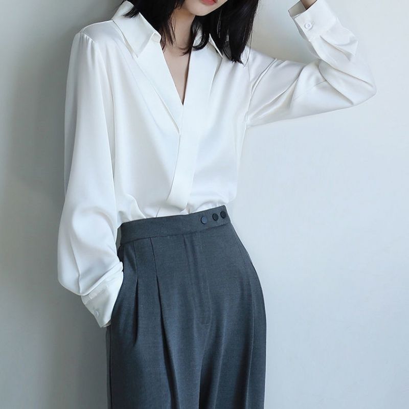 Gidyq kadınlar siyah şifon göm - Street Fashion Korea incelemesi ve fiyatı