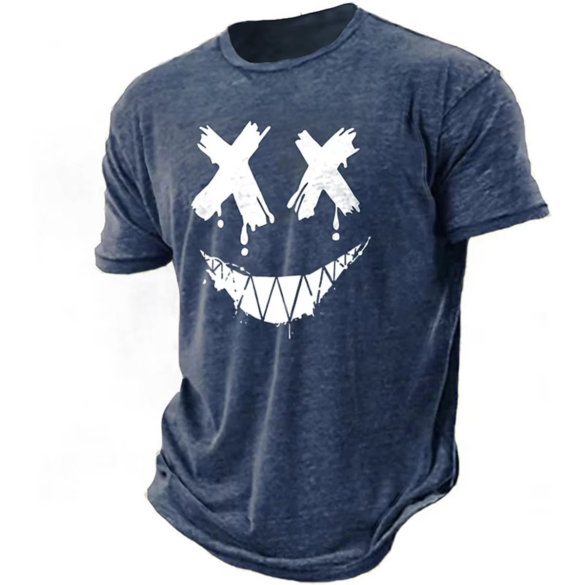 Erkek 3D gülen yüzlü tişört, y - Street Fashion Definition incelemesi ve fiyatı