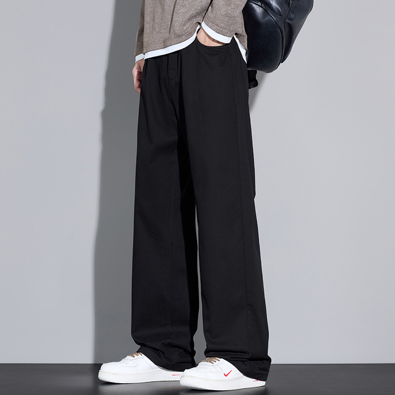 % 100% Pamuk erkek Bol Geniş B - Street Fashion Korea incelemesi ve fiyatı