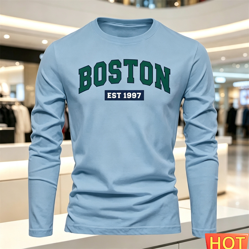 Sonbahar Yaz Erkek Uzun Kollu  - Fashion Streetwear incelemesi ve fiyatı