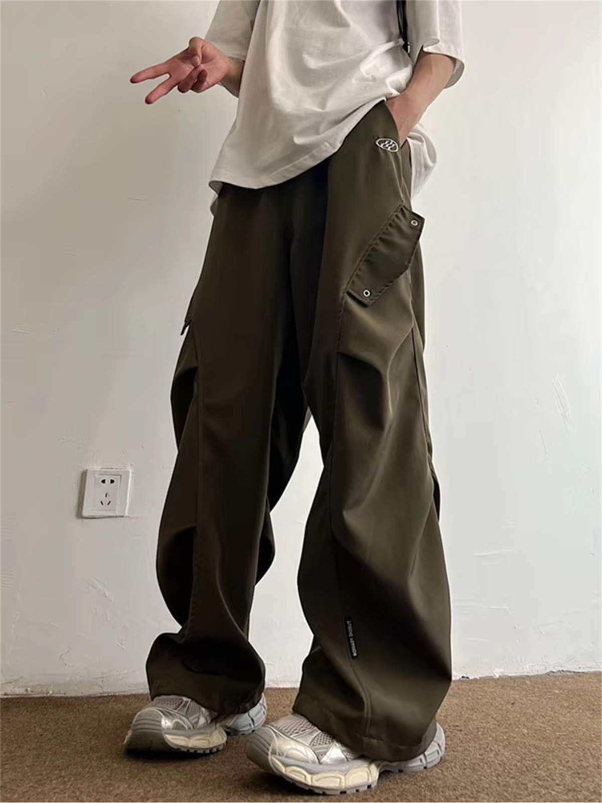 Techwear Paraşüt Kargo Pantolo - Street Fashion Korea incelemesi ve fiyatı