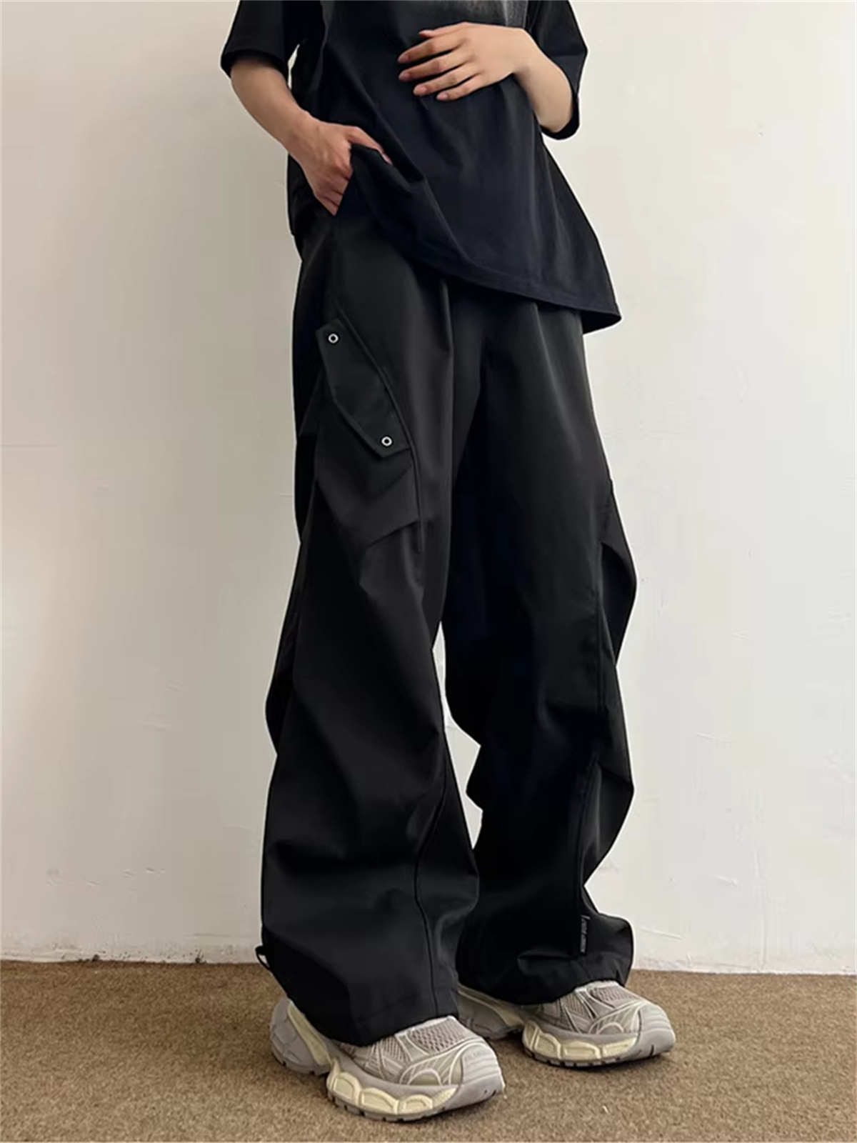 Techwear Paraşüt Kargo Pantolo - Street Fashion Korea incelemesi ve fiyatı