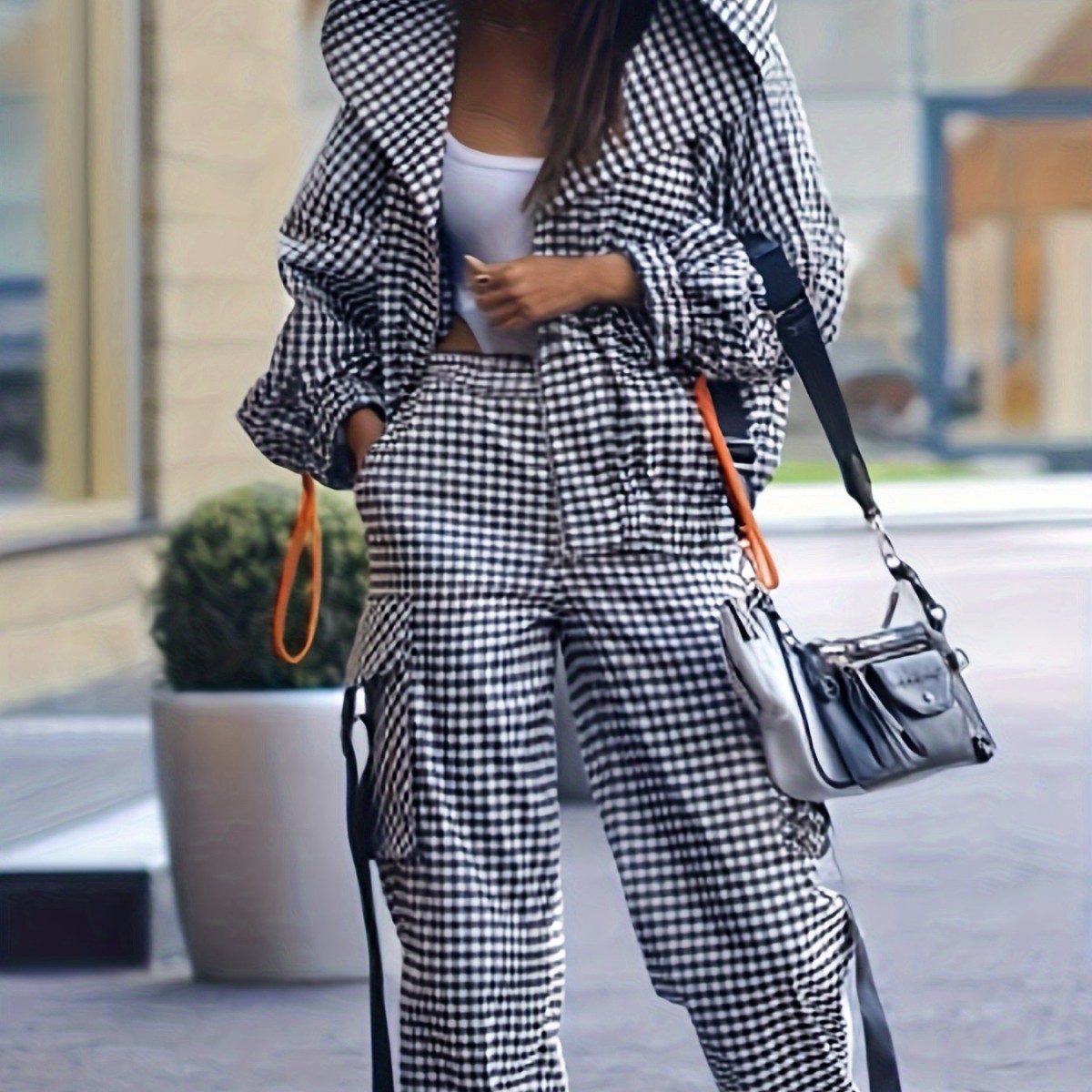 İlkbahar Sonbahar Rahat Ekose  - Street Fashion Jacket incelemesi ve fiyatı