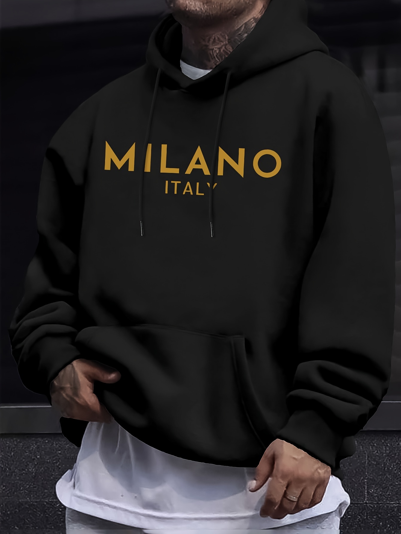 Milan Letter Erkek Kadın Kapüş - Street Fashion Of Milan incelemesi ve fiyatı