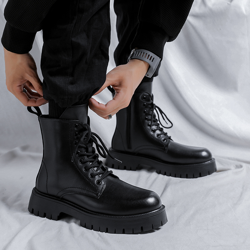 Erkek Lüks Moda Hakiki Deri Bo - Street Fashion Luxury incelemesi ve fiyatı