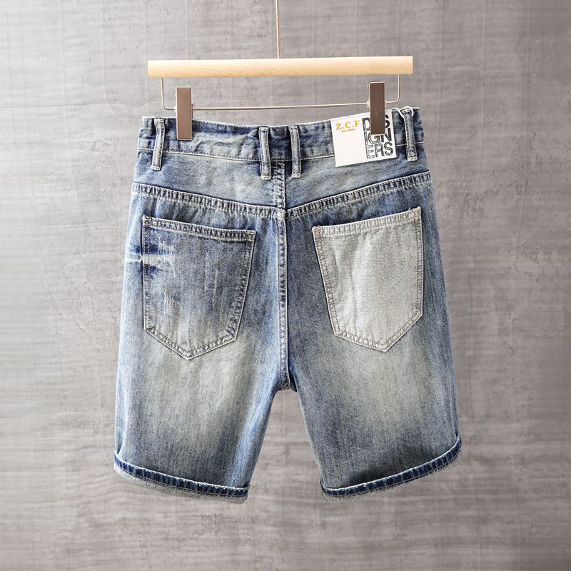 Erkek Kısa Kot Cepli Pantolon  - Street Fashion Korea incelemesi ve fiyatı