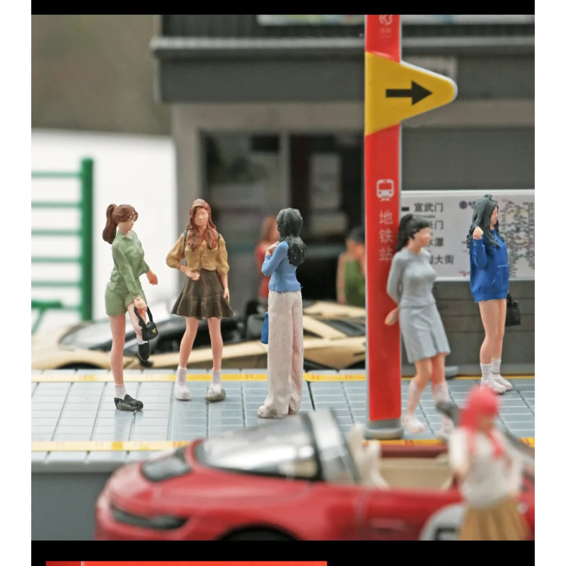1:64 Model Minyatür DIY Sahne  - Street Fashion Photographers incelemesi ve fiyatı