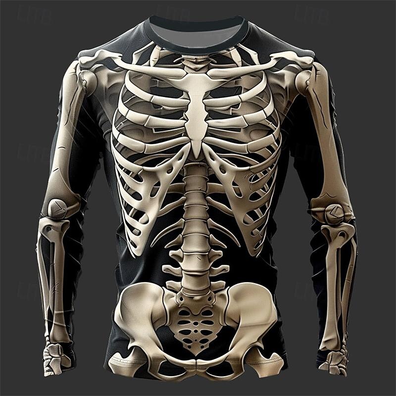 Erkek 3D Alevli Kafatası Desen - Fashion Streetwear incelemesi ve fiyatı