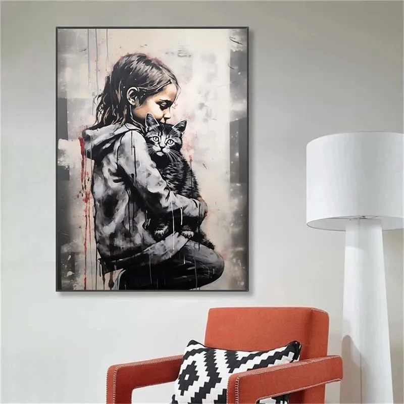 Banksy Graffiti Erkek Kız Balo - Street Fashion Poster incelemesi ve fiyatı