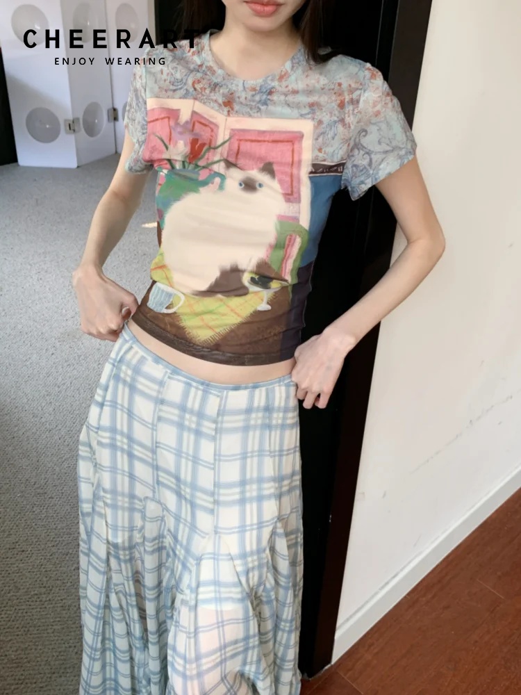 CHEERART Kedi Duvar Yaz Örgü Ü - Fashion Street Cat incelemesi ve fiyatı